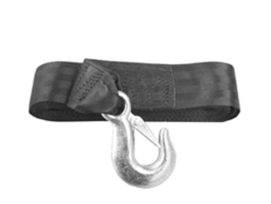 Winch Strap With Snap Hook  7.5M