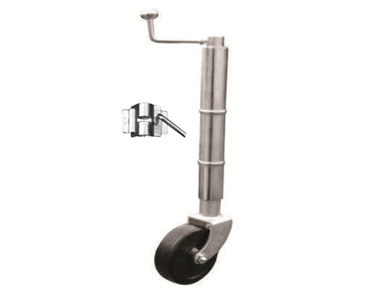 Wind-Up Jockey Wheel & Clamp 6"