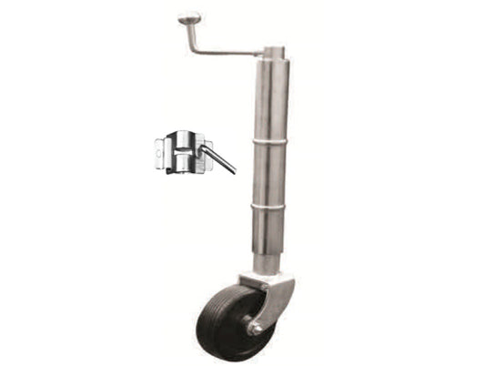 Wind-Up Jockey Wheel & Clamp 6"