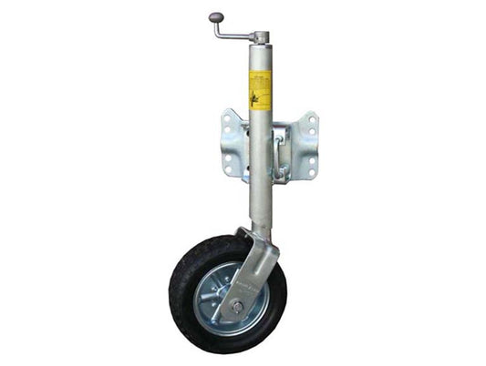 Wind-Up & Swing -Up Jockey Wheel 250X8 Solid Wheel