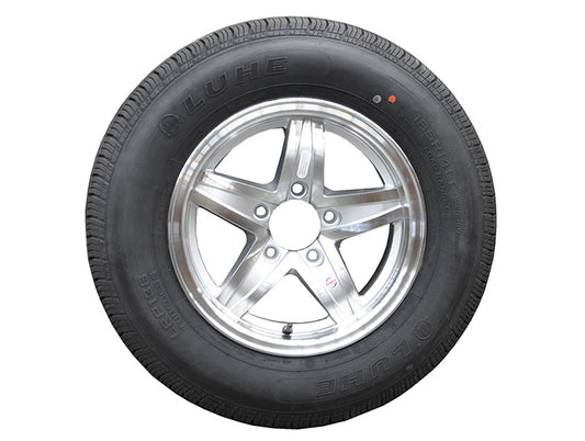 Puma 14" Silver Alloy Rim & Tyre 185R14C