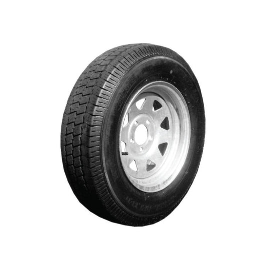 14"Gal Rim & Tyre 195R14C Radial Heavy Duty 950Kgs