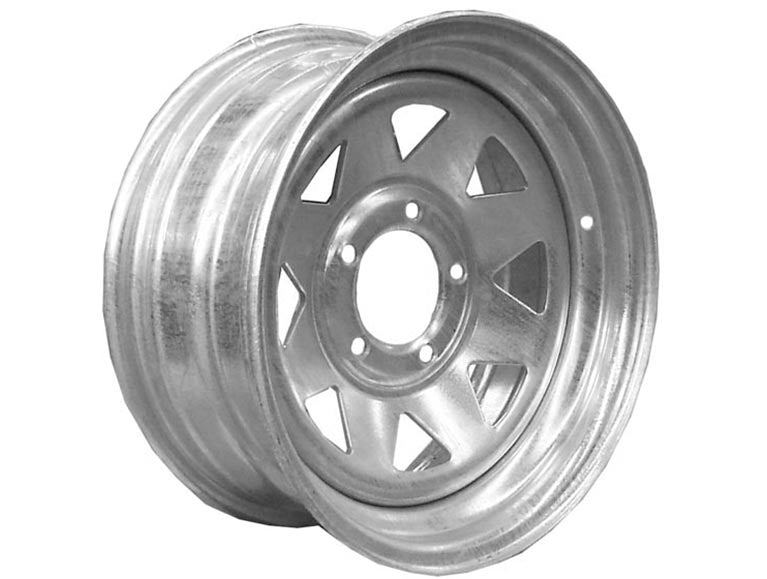 13" Galvanized Spoke Wheel Only (Ford)