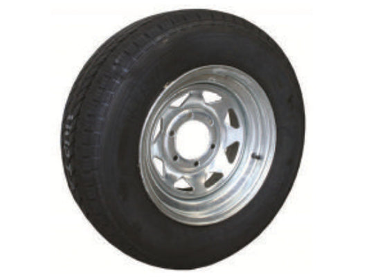 15" Galvanized Steel 6 Stud Wheel & Tyre 225/70R15C