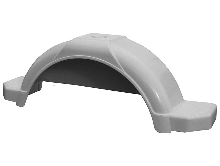 White Plastic Guard 13" (No Flap)