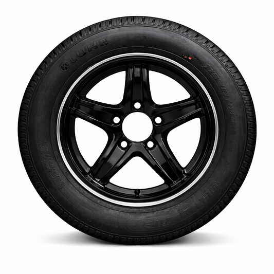 Puma 13" Black Alloy Rim & Tyre 165Rlt13