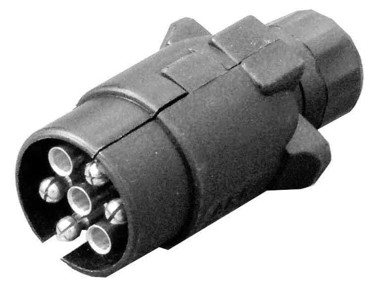 7 Pin Large Round Trailer Plug Vic & Sa  (Bulk)