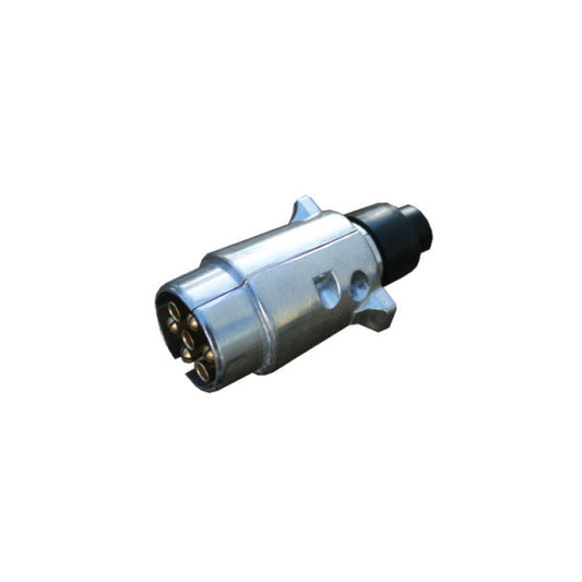 7 Pin Plug Large Round Metal (Bulk)