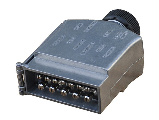 12 Pin Metal Trailer Plug  (Bulk)