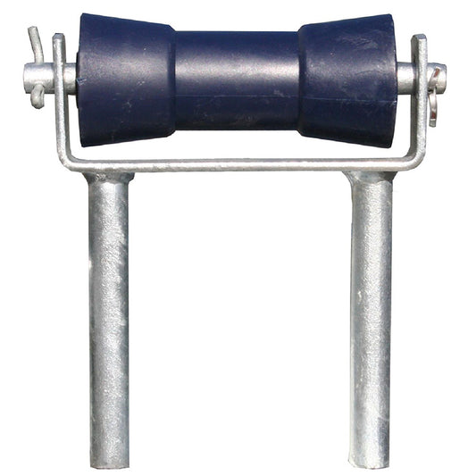 HARD POLY ROLLER & BRACKET 6"
