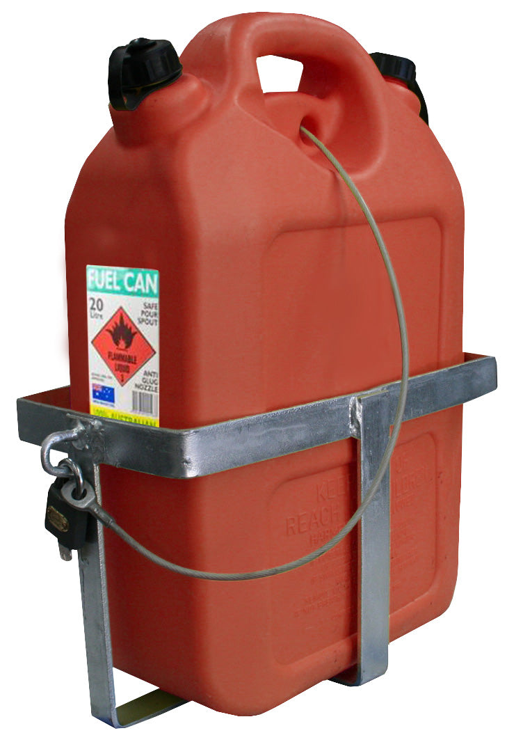 Jerry Can Holder With Mount Bracket Galvanized