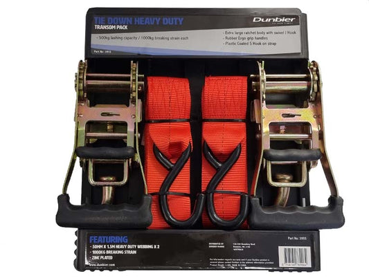 Ski-Hook Ratchet Tie-Downs