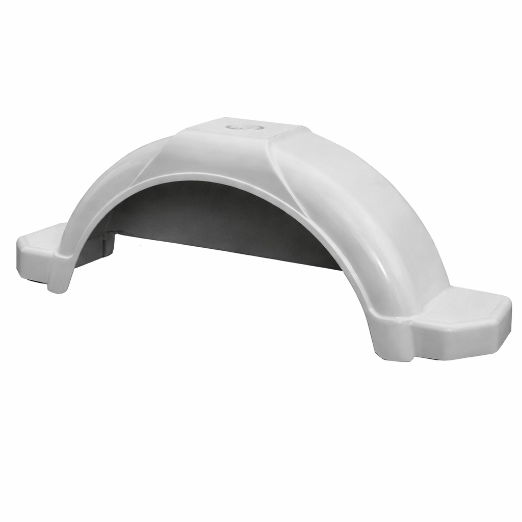 White Plastic Guard 13" (No Flap)