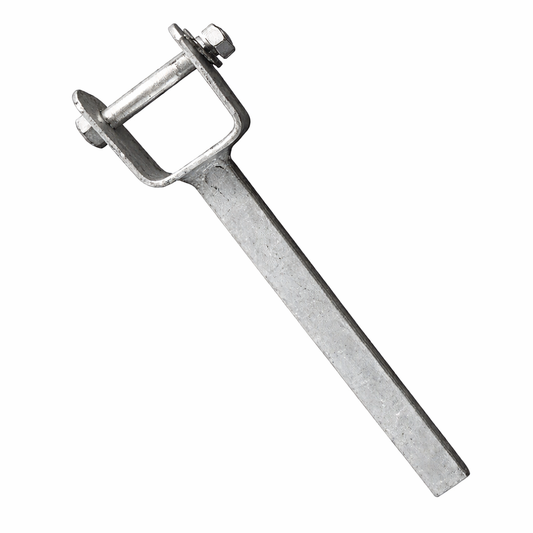 Pad Bracket 20mmSq X 185 Long: 42Mm Inside U Bracket