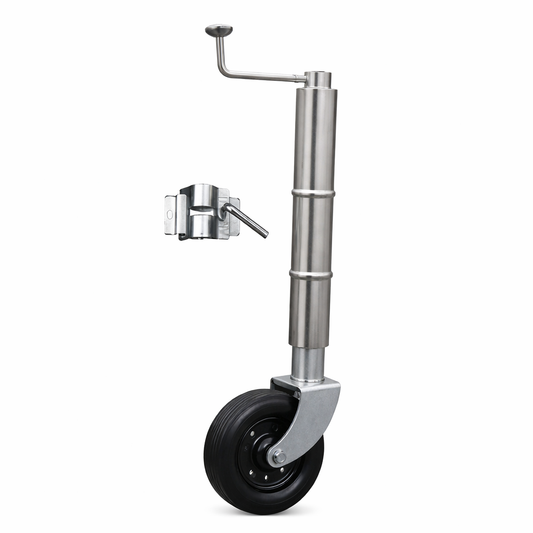 Wind-Up Jockey Wheel & Clamp 6"