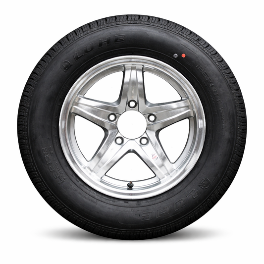 Puma 13" Silver Alloy Rim & Tyre 165Rlt13