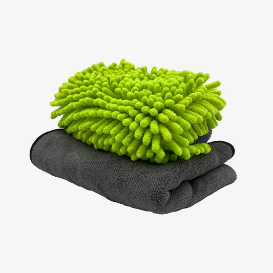 2-In-1 Wash Mitt & Towel Pack